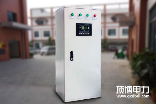 頂博電力安裝柳州彰泰房地產(chǎn)兩臺360kw發(fā)電機組并機裝置